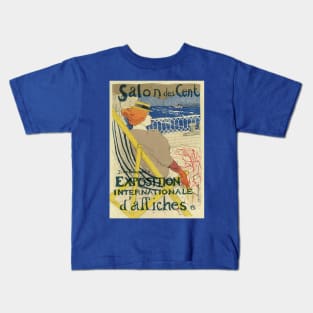 Salon des Cents by Toulouse Lautrec Kids T-Shirt